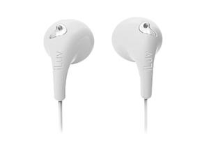 iLuv Bubble Gum 2 - Flexible, Jelly-Type Stereo Earphones - White - iEP205White Product Image